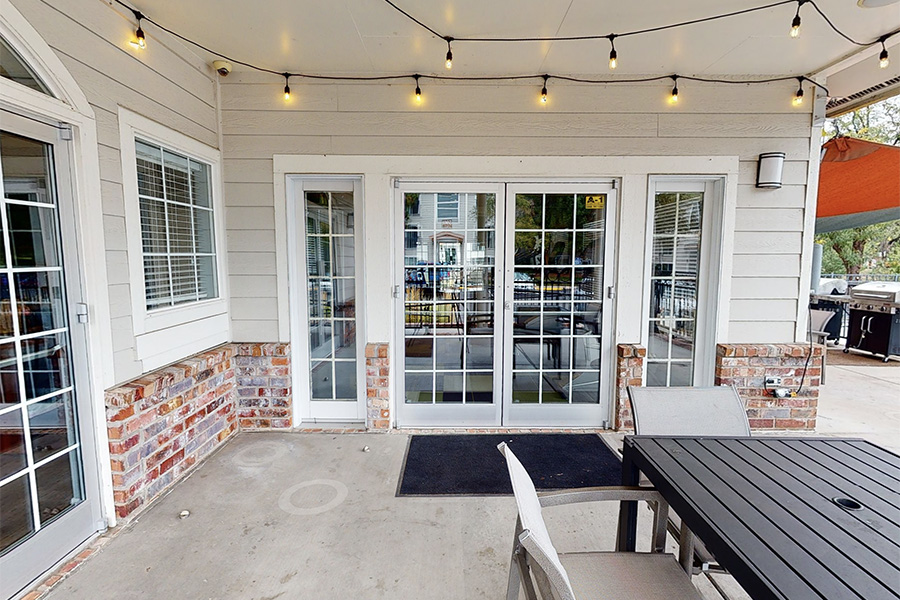 3D tour thumbnail for The Flats patio.