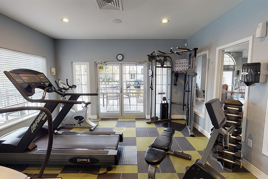 3D tour thumbnail for the Flats gym.